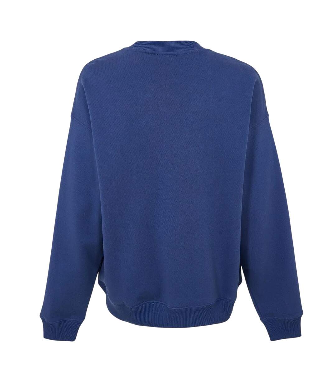 Mens Crew Neck Sweatshirt Dark Blue White Off White-2