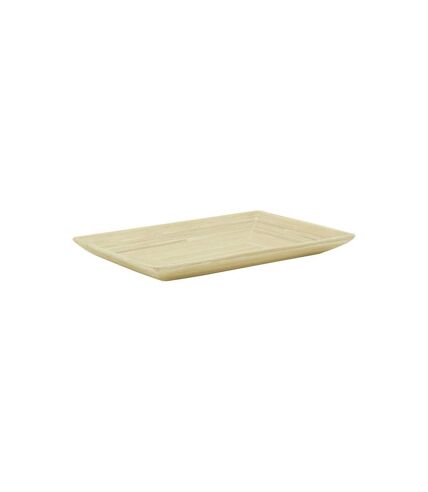 Corbeille rectangulaire en bambou naturelle