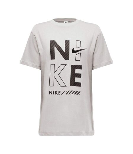 Womens/ladies Graphic Print Crew Neck Regular T-shirt Iron Nike
