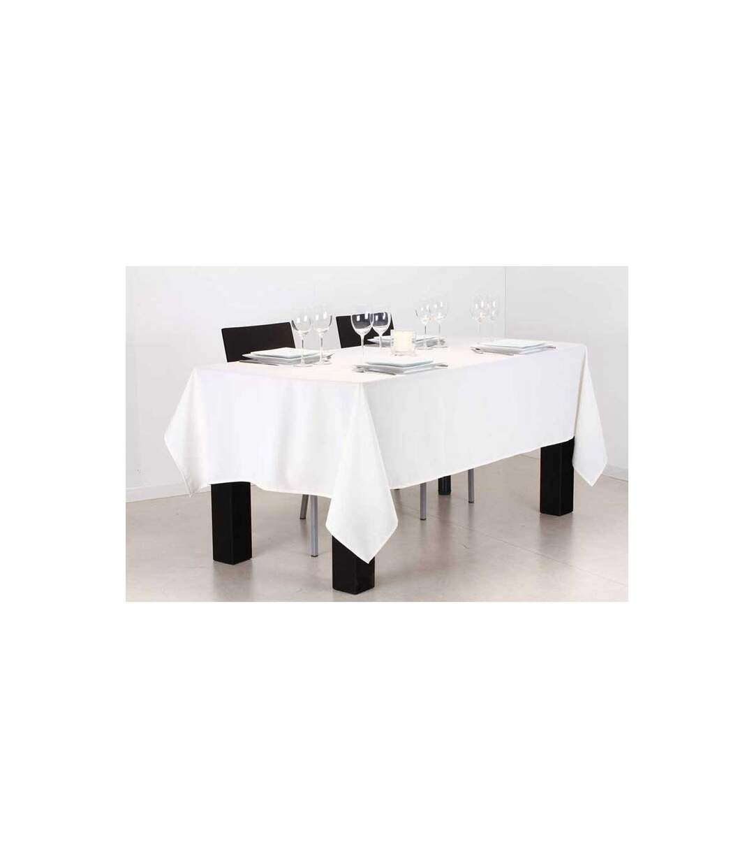 Nappe Antitache Unie 140x240cm Ivoire-4