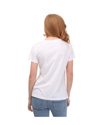 Womens/ladies Regular T-shirt White Armani