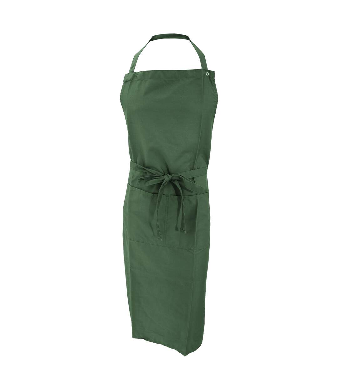 Tablier long de bistro avec poche taille unique vert bouteille Jassz-1