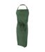Tablier long de bistro avec poche taille unique vert bouteille Jassz-1