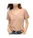 T-shirt beige femme superdry studios-1