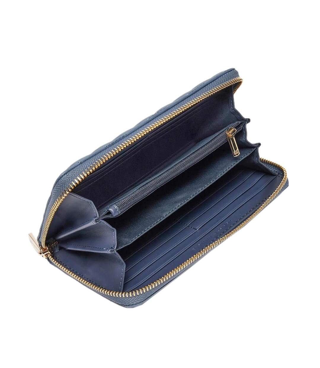 Portefeuille bleu tommy hilfiger poppy reform large - taille unique-3