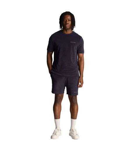 Mens towelling shorts dark navy Lyle & Scott