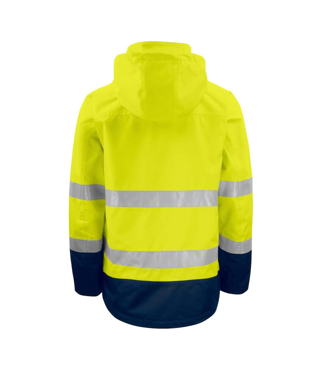 Mens Functional Reflective Tape Jacket Yellow Black Projob-3