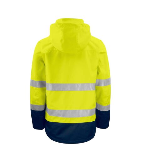 Mens Functional Reflective Tape Jacket Yellow Black Projob