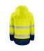 Mens Functional Reflective Tape Jacket Yellow Black Projob-3