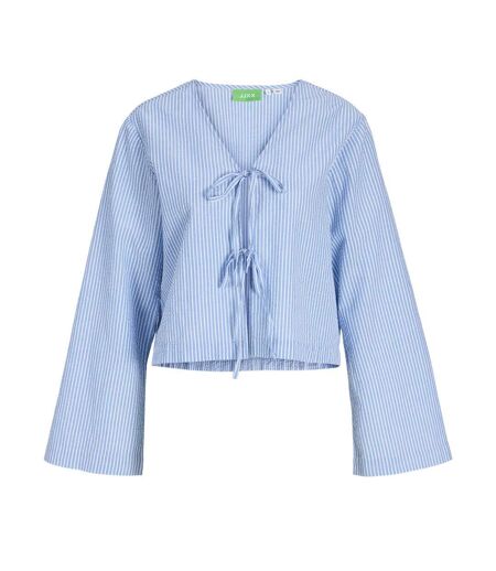 Blouse bleu/blanche femme jjxx jxwindy