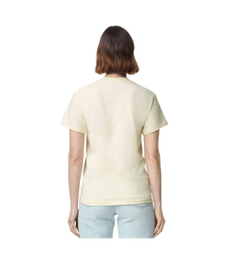 Unisex Adult Plain Cotton Heavy T-shirt Off White Gildan