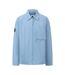 Mens Nylon Overshirt Mid Blue Pretty Green-1