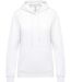 Sweat-shirt à capuche - Femme - K473 - blanc