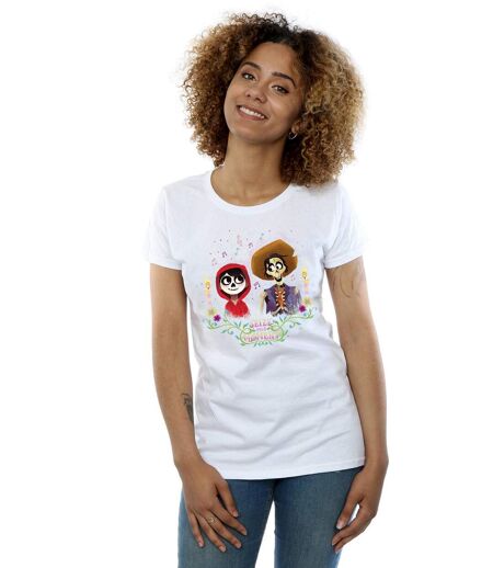 Disney - T-shirt COCO MIGUEL AND HECTOR - Femme (Blanc) - UTBI14326