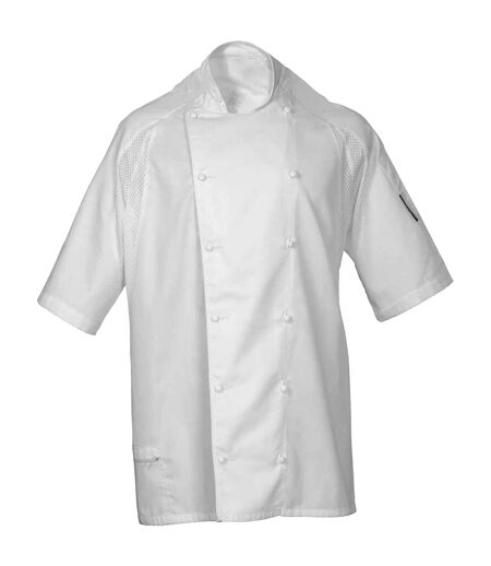 Unisex Adult Staycool Raglan Chef Jacket White White Le Chef