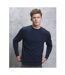 Klassic Sweat-shirt Homme Bleu Marine Kustom Kit-1