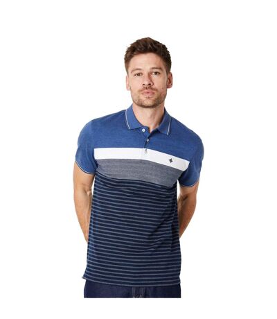 Polo rome placement homme bleu Maine