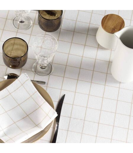 Lot de 3 Serviettes de Table Axel 40x40cm Naturel