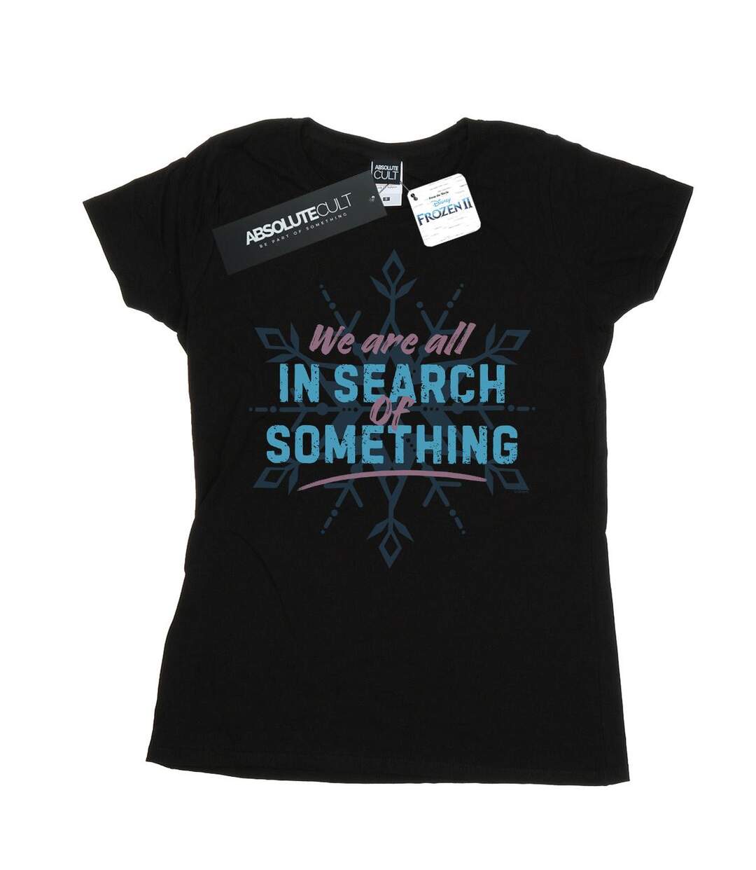 Disney T-shirt en coton Femmes/Ladies Frozen 2 All In Search Of Something (Noir) - UTBI21821-1