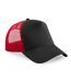 Casquette homme noir/rouge Beechfield