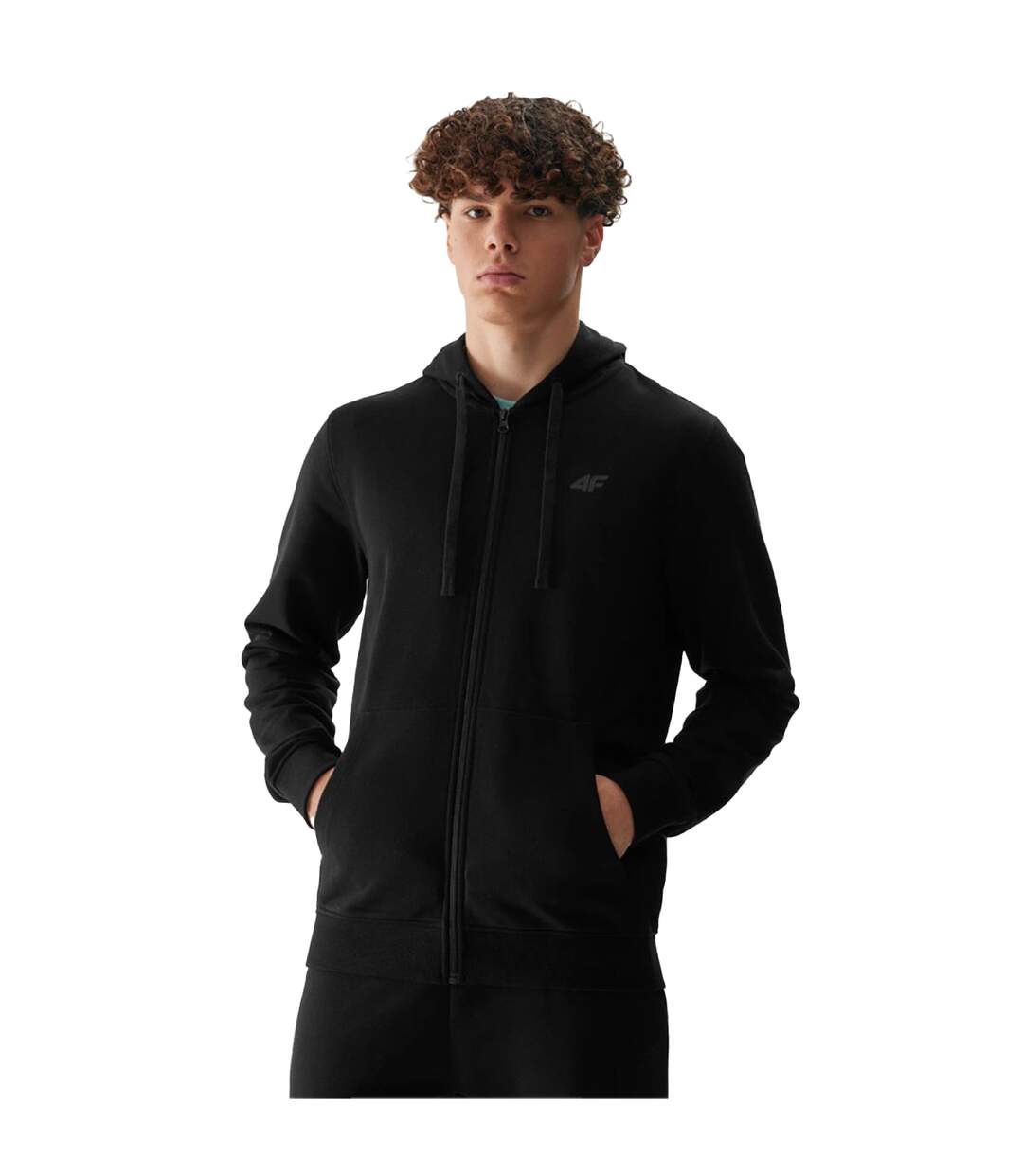 Veste À Capuche Wss24tswsm0951 Homme Noir 4F-2