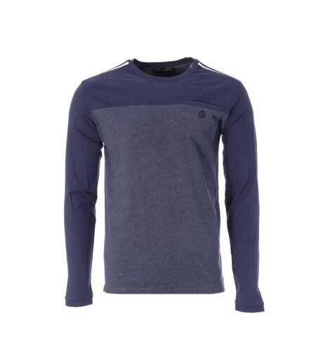 T-Shirt manches longues bleu homme rms26 91112