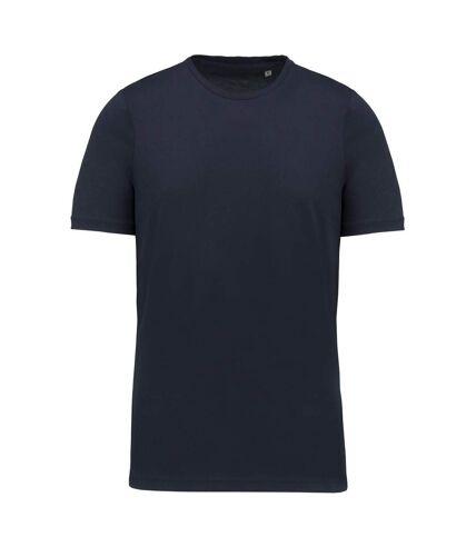 Kariban T-shirt à col ras du cou en coton pour hommes (Bleu marine) - UTRW7599