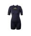 Womens/ladies Zipped Tight Wetsuit Black O´Brien-1