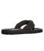 Womens/ladies Adios Plain Flip Flops Black Rocket Dog-4