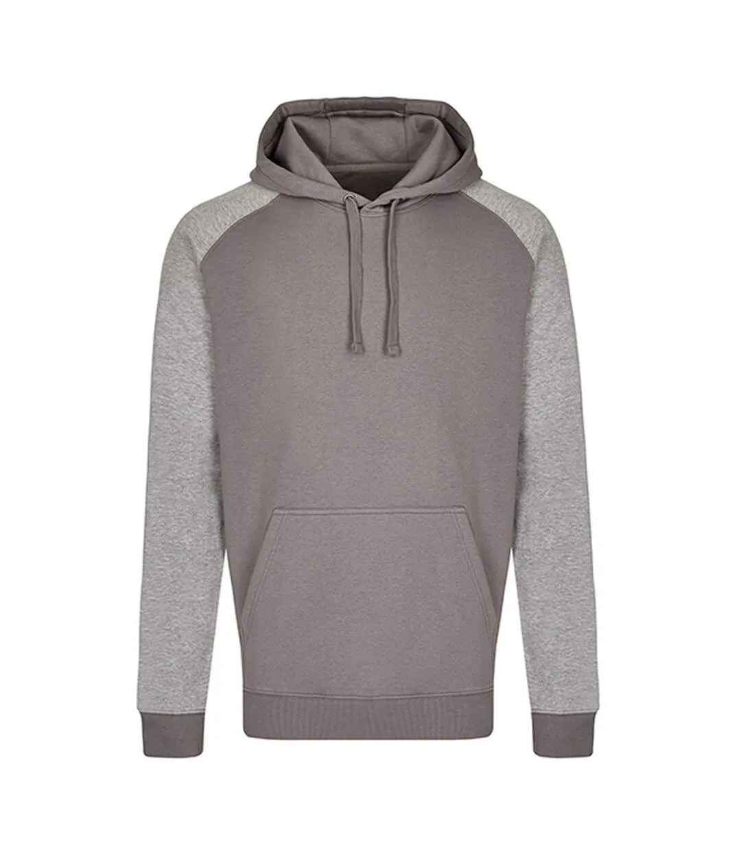 Sweat À Capuche My Mate Homme Gris Uni Gris Chiné Miners Mate-1