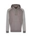 Sweat À Capuche My Mate Homme Gris Uni Gris Chiné Miners Mate-1