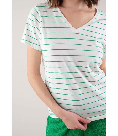 T-shirt casual à rayures femme BINTI