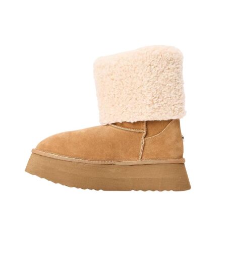 Bottes Coupe Confortable St Moritz Femme Marron Gris Steve Madden
