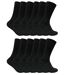 12 Pairs Mens Thermal Diabetic Socks | Sock Snob | Non Elastic Extra Wide Diabetic Socks for Poor Circulation