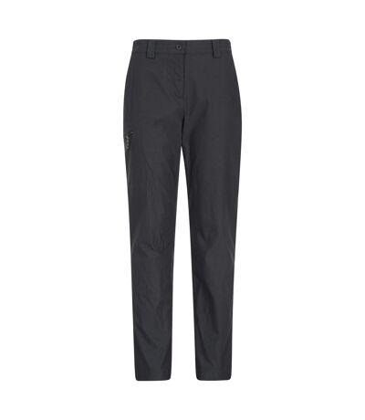 Womens/ladies Hiker Stretch Short Winter Trousers Black Mountain Warehouse