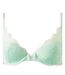 Soutien-gorge ampliforme coques moulées vert Sensible