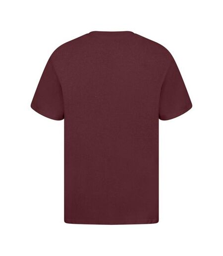 T-shirt Manches Courtes Homme Bordeaux Casual