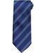 Cravate à 4 rayures - PB62 - bleu marine rayé bleu clair