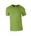 T-shirt Softstyle Adulte Jaune Vif Gildan-1