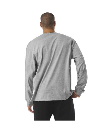 Unisex Adult Heavyweight Boxy Long-sleeved T-shirt Dark Grey Bella + Canvas