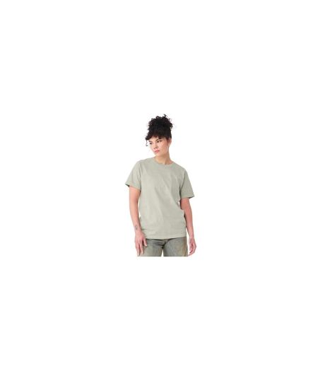 Unisex Adult Washed Canvas Heavyweight T-shirt Washed Thyme Bella + Canvas