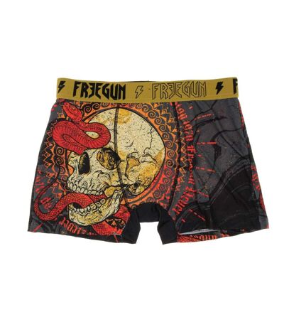 Boxer gris/rouge homme freegun snake - l