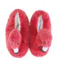 Ladies Novelty Pink Plush Flamingo Slippers-2