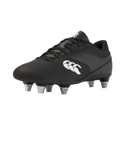 Chaussures De Rugby Pour Terrain Mou Phoenix Raze Homme Noir Blanc Canterbury
