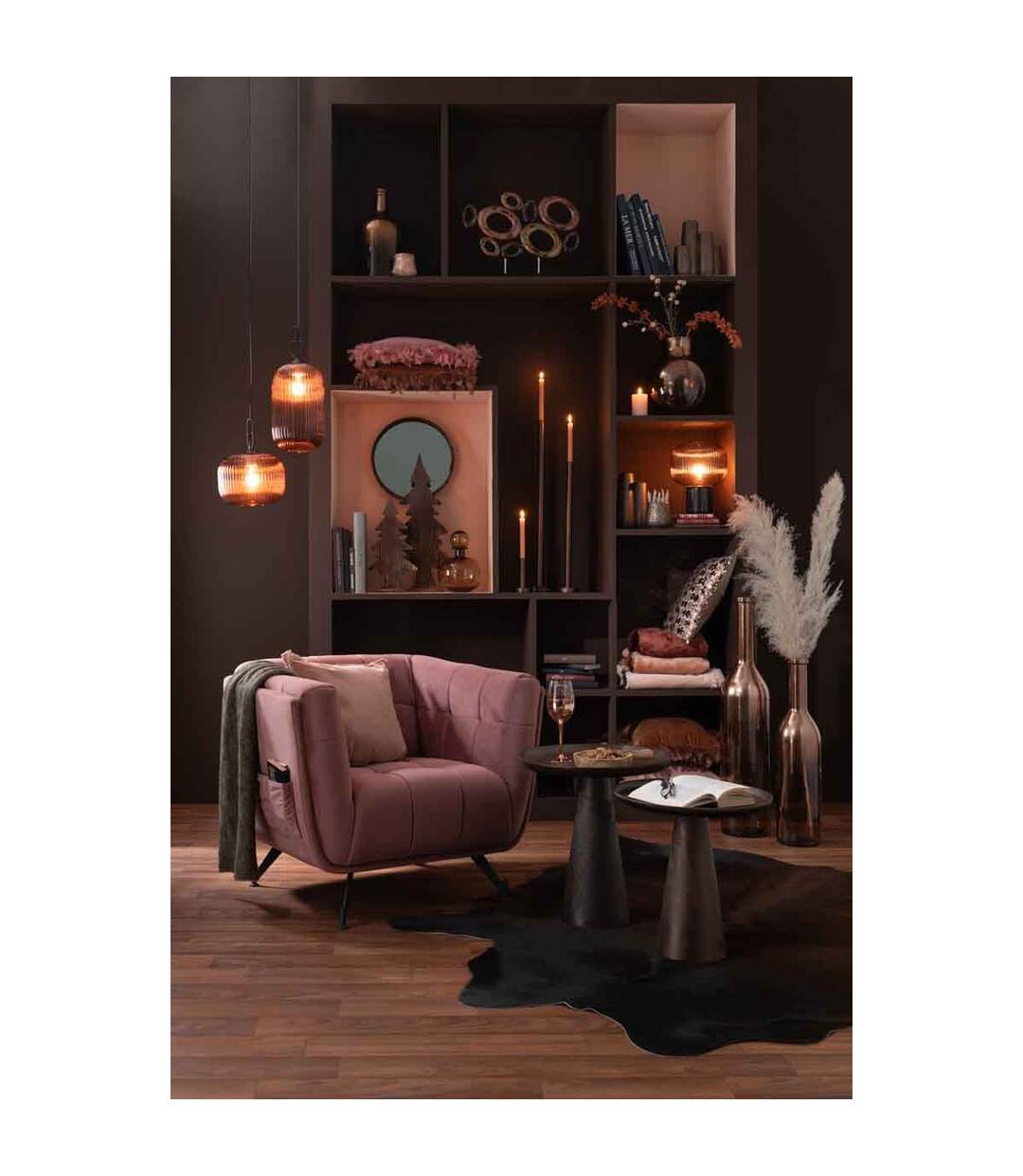 Tapis Déco Peau de Vache 195x230cm Noir-2