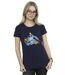 Disney T-shirt en coton motif oiseaux Lilo & Stitch Femme/Femme (Bleu marine) - UTBI25900-2