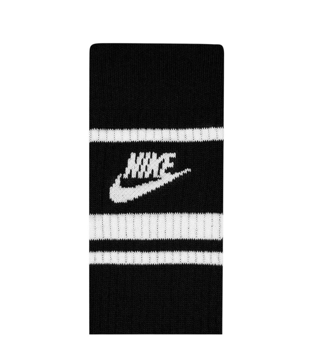 Lot De 3  Chaussettes Everyday Essential Adulte Noir Blanc Nike-3