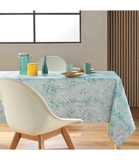 Nappe Antitache Imprimé Canarie 145x240cm Sauge