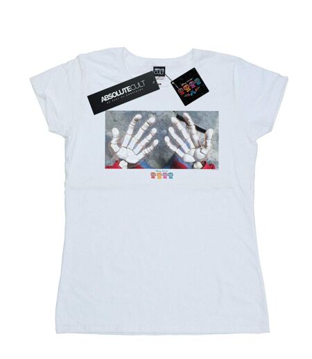Disney - T-shirt COCO MIGUEL SKELETON HANDS - Femme (Blanc) - UTBI14355
