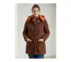 Manteau Polaire Grandes Tailles AXSLOVEN2M Marron/Orange (Axone)-1